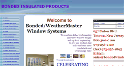Desktop Screenshot of bondedvinylwindows.com